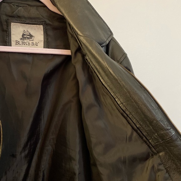 Burk’s Bay Leather Jacket Vintage - Picture 8 of 8